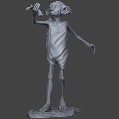 Dobby Resin Sculpture Statue Model Kit  Unpainted/Unassembled