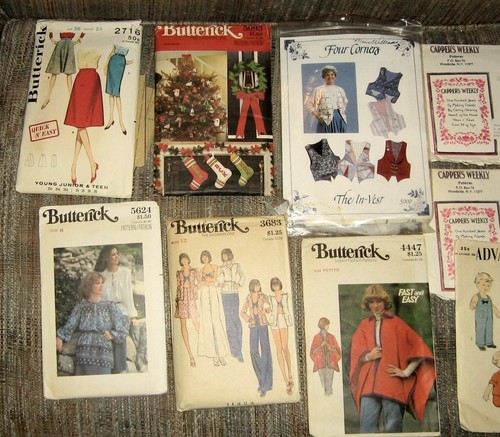 Vintage Lot 30-40 Simplicity Dress Print Patterns 1950-1990, Butterick,McCalls B - Picture 4 of 7