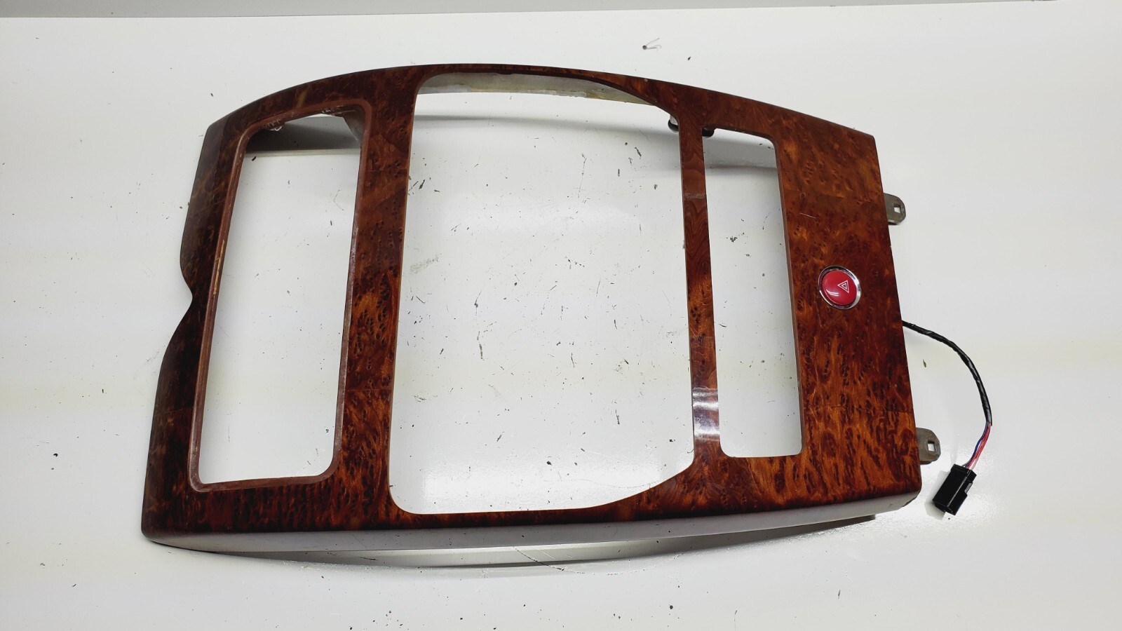 2009-13 MASERATI QUATTROPORTE DASH RADIO TRIM PANEL BEZEL WOODGRAIN OEM 80374100