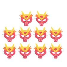 10PCS Dragon Mask Cosplay Masks Festival Masks Props Masquerade Animal Mask