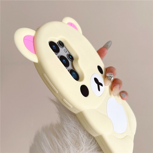 Jolie coque antichoc en silicone 3D ours dessin animé pour Samsung S25 S24 23 Ultra - Photo 2 sur 8
