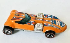 Hot Wheels Redline 1975 Twin Mill Flying Colors Orange w Tampos