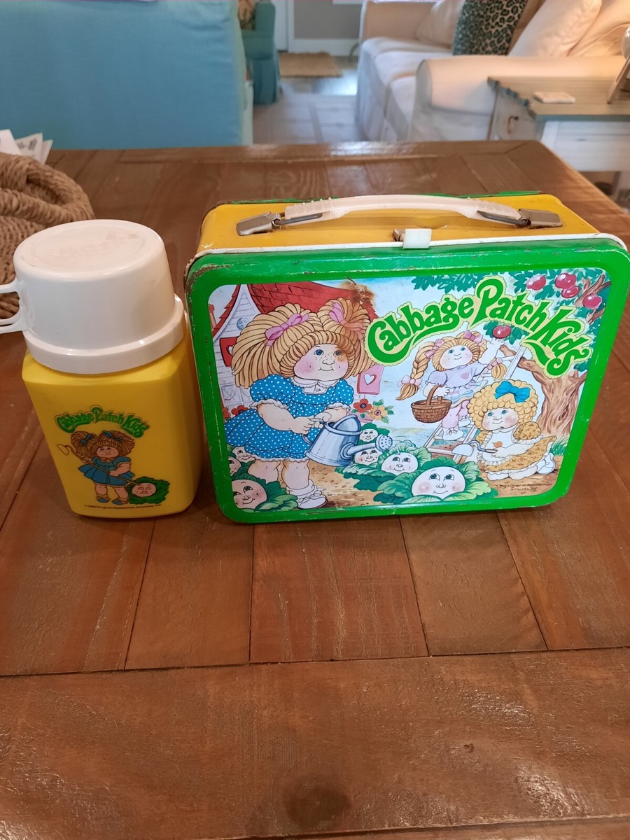 Vintage 1983 Cabbage Patch Kids Metal Appalachian Arts Lunch Box w