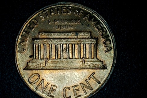 RARE 1968 D Lincoln Penny with Error on Rim . - Picture 4 of 6