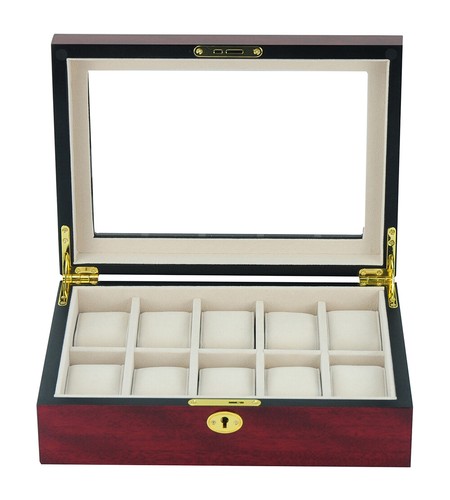 Hand Made Watch Jewelry Display Storage Holder Case Glass Box Organizer Gift 58 - Picture 12 of 12