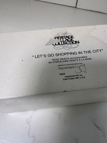 Department 56 Christmas In The City Let's Go Shopping In The City 58899 Dept 56 - Bild 2 von 7