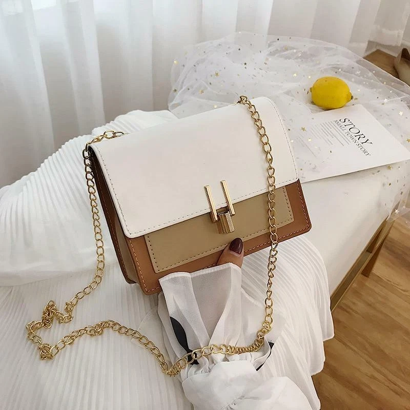 British Fashion Simple Small Square Bag Women s Designer Handbag 2021 High quali