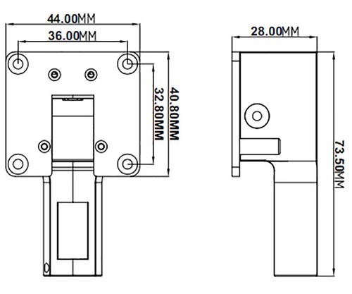 55G Electric Retract Steering Arm Landing Gear 5.0mm fixing shaft max 5kg load - Picture 4 of 7