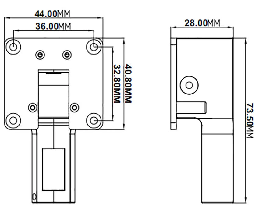 55G Electric Retract Steering Arm Landing Gear 5.0mm fixing shaft max 5kg load - Image 4 of 4