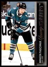 2021-22 Upper Deck Brinson Pasichnuk RC San Jose Sharks #220