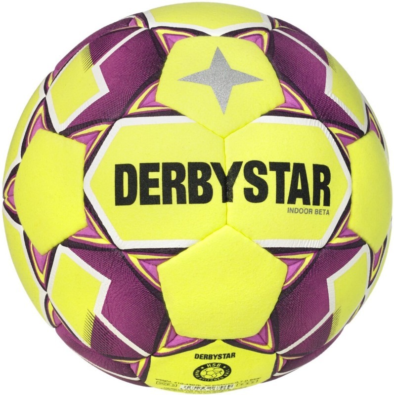 DERBYSTAR  -     v24 gelb/lila Größe 4, Größe 5
