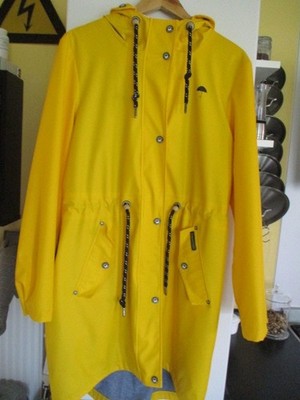 Schmuddelwedda,Regenjacke,Gr.L,40,42,Brustw.55cm.L-97cm.Gelb,