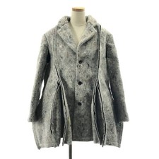 COMME des GARCONS  2012AW  black rose bonding oversize jacket  XS  Gray  La