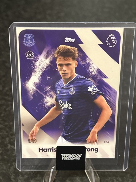 Topps Total Football 2025/26 - Rookie - Harrison Armstrong - Everton /50