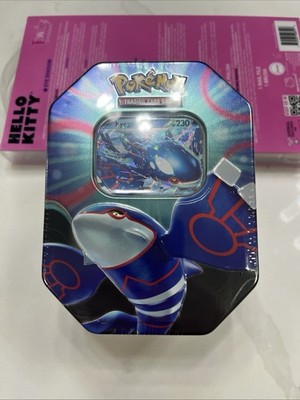 2025 Pokémon TCG: Azure Legends Kyogre Tin (New Factory Sealed)