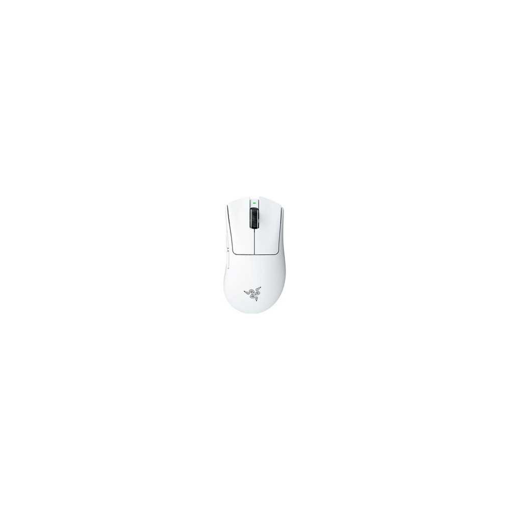 Souris Razer sans fil gaming DeathAdder V4 Pro Blanc ultra légère PC