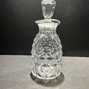 Hard To Find Vintage 1940's Fostoria American Crystal Catsup bottle With Stopper