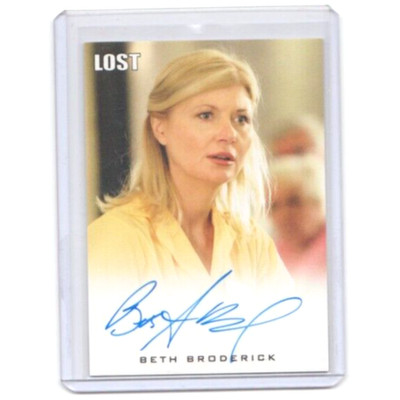 Lost TV Rittenhouse Archives Autograph Trading Card Beth Broderick Diane (B)