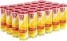 Wilson Championship Extra Duty Tennis Ball Case 24 Cans 72 Balls Outdoor Play