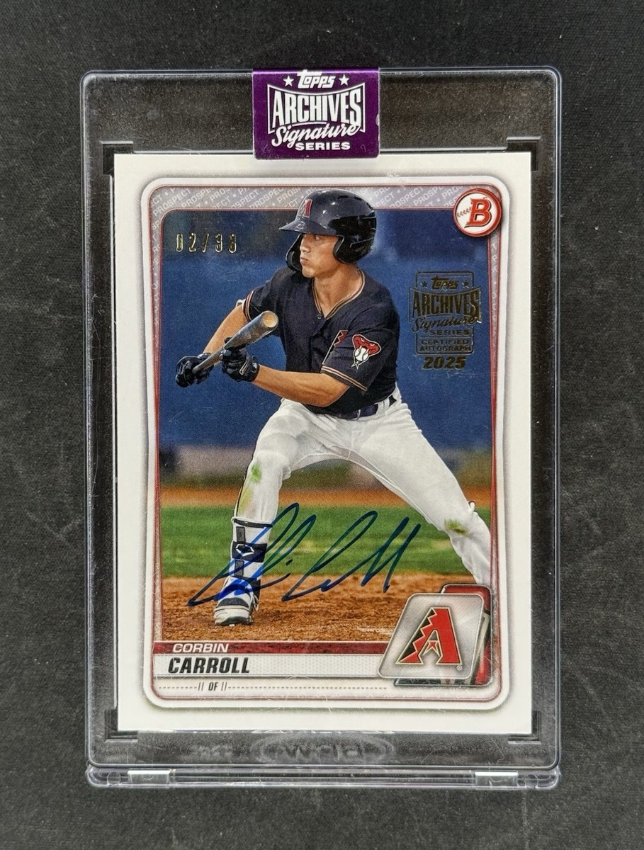 CORBIN CARROLL 2025 Topps Archives Signature Series 2020 Bowman 