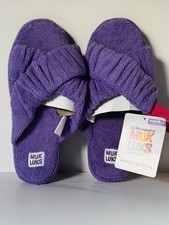 MUK LUKS Lilac Ada Slipper Purple Medium Shoe Sandal Slide Ship FREE Tomorrow   