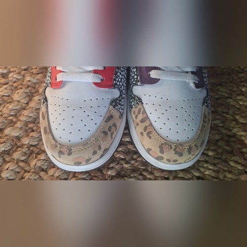 Nike Donut Low SE "Safari Mix"men Multicolor Sneakers Sz 8 - Picture 7 of 13