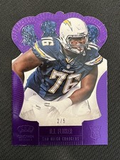 2013 Panini Crown Royale D.J. Fluker #135 Purple /5 RC