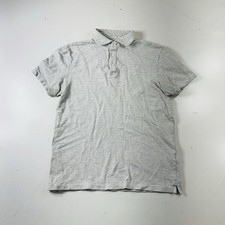 Charles Tyrwhitt Polo Shirt Light Gray Short Sleeve Men  s Size Small