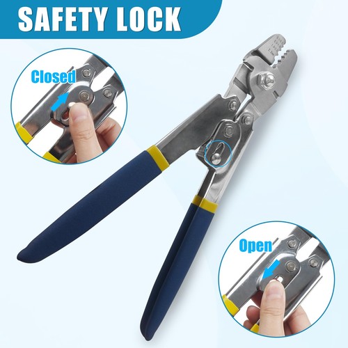 Fishing Crimping Tool Kit Stainless Steel Crimp Pliers Wire Rope Crimping Too... - Picture 5 of 8