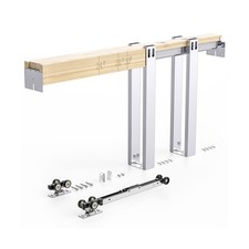EaseLife 32x80in Pocket Door Frame Kit with Two-Way Soft Close Mechanism for ...