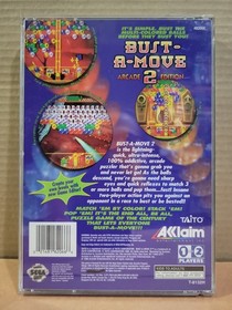 Bust-A-Move 2: Arcade Edition (Sega Saturn, 1996) Complete With Acclaim Insert