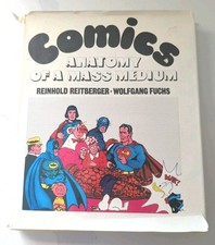 1971 Vintage Comics Anatomy of A Mass Medium HC DJ Book Reitberger Fuchs 