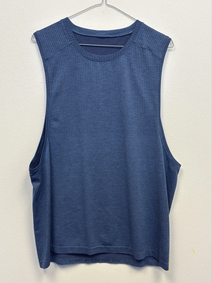 Camiseta sin mangas Lululemon activa lote de 2 para hombre talla grande Foto 2 de 4