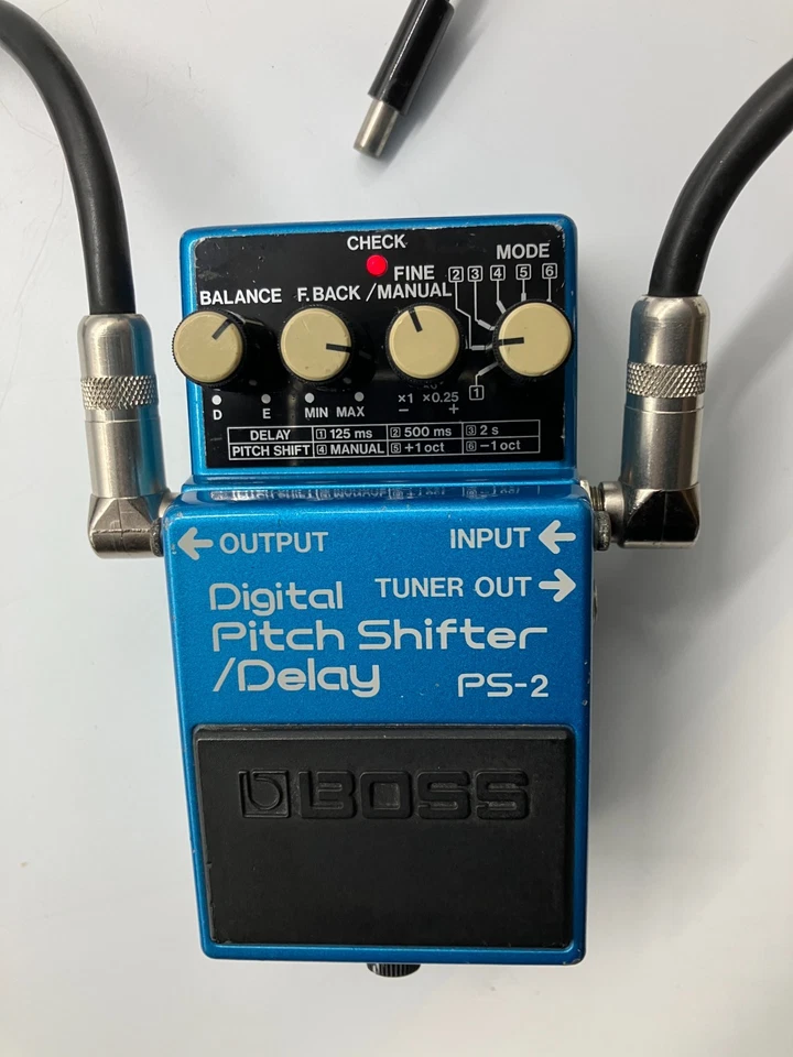 Boss PS-2 Digital Pitch Shifter Delay 1991 Working DC25168 - Image 3 of 4