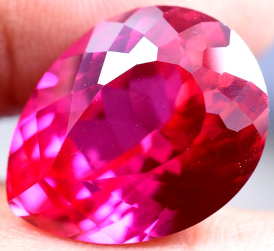 Extremely Rare & Natural 26.45 Ct SUNRISE RUBY  GGL Certified Loose Gemstone