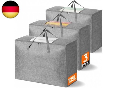 Lifewit 105L große Aufbewahrungstasche für Bettdecken, faltbare A