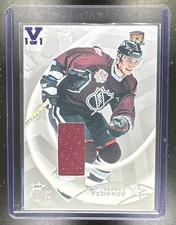 2002-03 ITG Be a Player Sergei Fedorov AllStar Game Used Jersey MEM Vault 1/1 SP