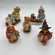 Cherished Teddies Lot Of 5 Vintage 90's Era Various Characters
