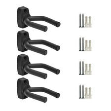 4 Pack Guitar Wall Mount Hangers for Acoustic Electric Bass Instrumentsc