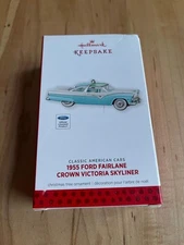 Hallmark Keepsake Ornament 2013 1955 Ford Fairlane Crown Victoria Skyliner MIB