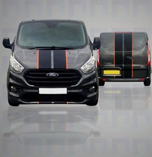 Bonnet Rear Stripe Kit - Vinyl Decals For Transit Custom Mk8 2014-2023