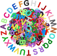 300Pcs Felt Letters Stickers, Self-Adhesive A-Z Alphabet Letters Felt Stickers f