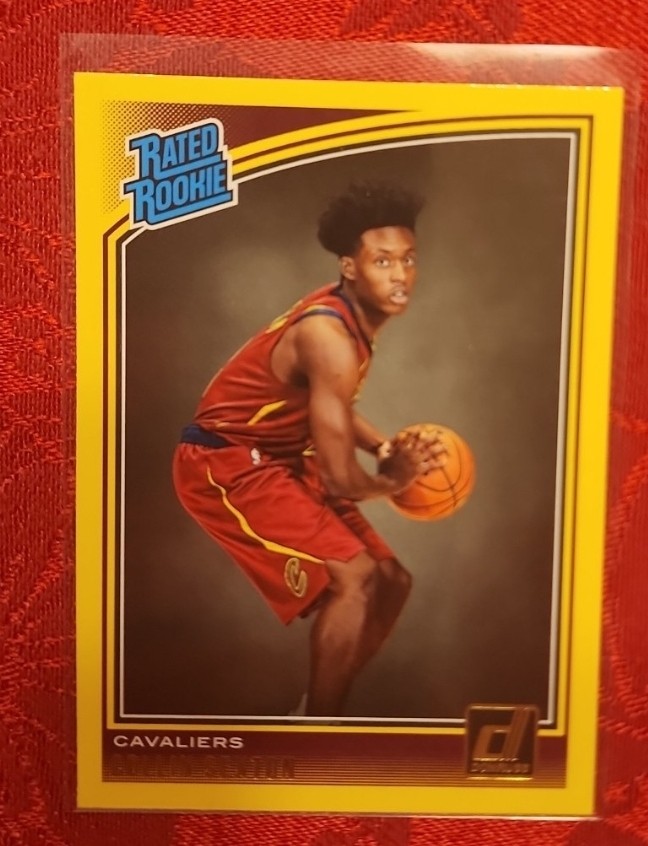 2018-19 Panini Donruss - Rated Rookies Collin Sexton #180 Yellow Flood (RC)