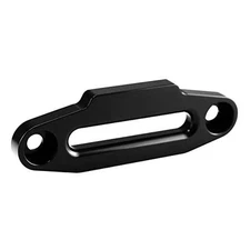  Aluminum Hawse Fairlead for UTV 4000-5500 6 Inch (152.4 mm) Bolt Centers Blck
