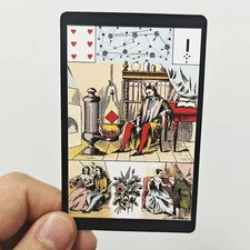 Grand Jeu De Mlle Lenormand Deck 54 Card Oracle | 350GSM Embossed Quality