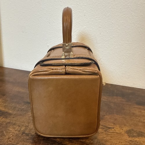 Borsa Dr Manico Superiore Jackie Epoca Rolego Pelle Lamprom Foderata con Cerniera Ottone - Foto 2 di 9
