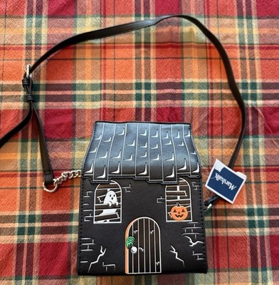    NEW Mad Engine Halloween Haunted House Crossbody Ghost & Pumpkin Viral Bag 