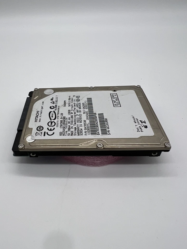 Hitachi HCC545012B9A300 120GB 5400RPM 2.5" SATA HDD – 5K500.B – Tested - Image 2 of 4