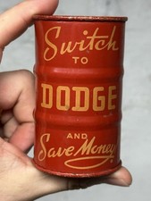 Vtg 1930 Dodge Automobile Metal Money Bank Advertisement Tin Barrel Gas Oil Auto Vtg 1930 Dodge Automobile Metal Money Bank Advertisement Tin Barrel Gas Oil Auto