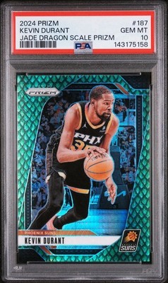 Kevin Durant 2024 Prizm China Jade Dragon /48 PSA 10